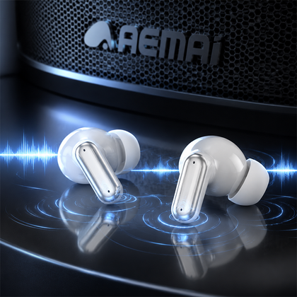 AEMAI PRO65 Wireless Earbuds - True Wireless, Clear Calls, ANC