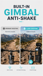 AEMAI XJD99 4K WiFi Handheld Gimbal Camera - Built-in 128GB Storage, Waterproof, Touchscreen Display, Pocket-Sized Action Camera for Vlogging, Sports & Travel