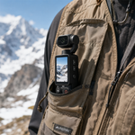 AEMAI XJD99 4K WiFi Handheld Gimbal Camera - Built-in 128GB Storage, Waterproof, Touchscreen Display, Pocket-Sized Action Camera for Vlogging, Sports & Travel