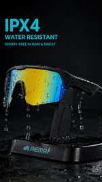AEMAI SAG10 Smart Audio Sunglasses - Bluetooth 5.3 Polarized Sports Glasses with Open-Ear Speaker, IPX4 Waterproof & App Control