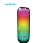 AEMAI B-32 Portable Bluetooth Speaker with Dynamic RGB Light Show - Mini Wireless Speaker, 360° Surround Sound, Dual Drivers, IPX5 Waterproof, Outdoor Party Speaker with Carry Strap