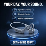 AEMAI Bone Conduction Headphones - Open-Ear Bluetooth Earphones for Running, Sports & Daily Commute