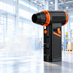 AEMAI AF123 handheld turbo jet blower with four removable batteries and LED work light - view 2