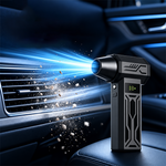 AEMAI AF125 compact handheld turbo blower with digital speed display and jet nozzle