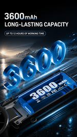 AEMAI AF25 handheld cooling fan with TEC ice-ceramic cooling and digital display - detailed view 1
