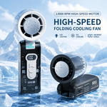AEMAI AF25 handheld cooling fan with TEC ice-ceramic cooling and digital display - view 2