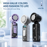 AEMAI AF25 handheld cooling fan with TEC ice-ceramic cooling and digital display - view 4