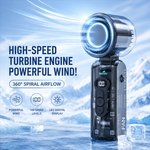 AEMAI AF25 handheld cooling fan with TEC ice-ceramic cooling and digital display - view 6