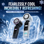 AEMAI AF26 portable ice-cooling fan with foldable handle and Type-C fast charging - view 2