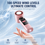 AEMAI AF26 portable ice-cooling fan with foldable handle and Type-C fast charging - view 4