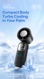 AEMAI AF3 portable cooling fan in four trendy colors with digital display - detailed view 6