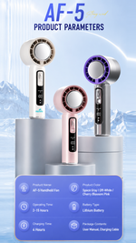 AEMAI AF5 deep space gray cooling fan with 100-gear wind speed handheld desktop - detailed view 7