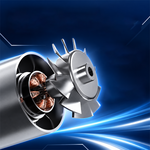 AEMAI AF63 compact black turbo blower 94x150mm with digital battery display - view 2
