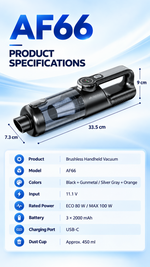 AEMAI AF66 Handheld Vacuum Cleaner - view 13