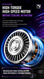 AEMAI AF7 turbine high-speed cooling fan with 10m per second wind speed - detailed view 3