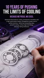 AEMAI AF7 turbine high-speed cooling fan with 10m per second wind speed - detailed view 4