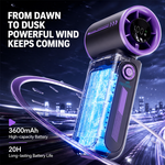 AEMAI AF7 turbine high-speed cooling fan with 10m per second wind speed - view 2
