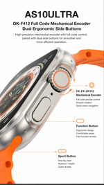 Health tracking smart watch with AEMAI branding - detailed view 2