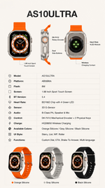 Health tracking smart watch with AEMAI branding - detailed view 6