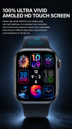Health tracking smart watch with AEMAI branding - detailed view 3
