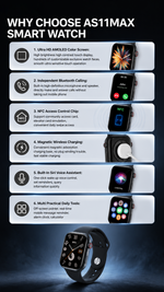 Health tracking smart watch with AEMAI branding - detailed view 4