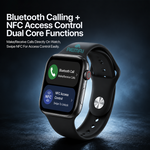 Health tracking smart watch with AEMAI branding - view 3