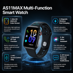 Health tracking smart watch with AEMAI branding - view 4