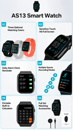 Health tracking smart watch with AEMAI branding - detailed view 6