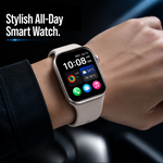 Health tracking smart watch with AEMAI branding - view 2