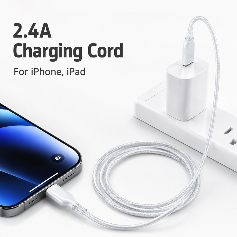 AEMAI AX-106 2.4A fast charging cord USB-C to Lightning for iPhone iPad