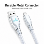 AEMAI AX-106 2.4A fast charging cord USB-C to Lightning for iPhone iPad - view 3
