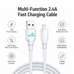 AEMAI AX-106 2.4A fast charging cord USB-C to Lightning for iPhone iPad - view 4