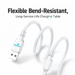AEMAI AX-106 2.4A fast charging cord USB-C to Lightning for iPhone iPad - view 6