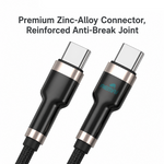 AEMAI AX-109 black braided 60W PD charging cable USB-C to USB-C - view 2
