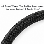 AEMAI AX-109 black braided 60W PD charging cable USB-C to USB-C - view 3
