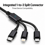 AEMAI AX-110 3-in-1 charging cable for iOS Android Micro devices - view 3