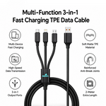 AEMAI AX-110 3-in-1 charging cable for iOS Android Micro devices - view 4