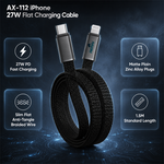 AEMAI AX-112 27W PD fast charging cable for iPhone with braided design - view 4
