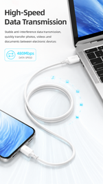 AEMAI AX30 3.0A fast charging cord USB-A to Type-C for Android - detailed view 2