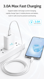 AEMAI AX30 3.0A fast charging cord USB-A to Type-C for Android - detailed view 3