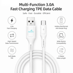 AEMAI AX30 3.0A fast charging cord USB-A to Type-C for Android - view 4