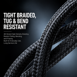 AEMAI AX-76 48-strand high-density braided charging cable tug bend resistant