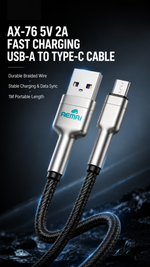 AEMAI AX-76 48-strand high-density braided charging cable tug bend resistant - detailed view 5