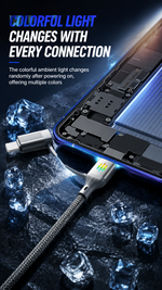 AEMAI AX-79 4-in-1 multi charging cable with indicator lights - detailed view 2