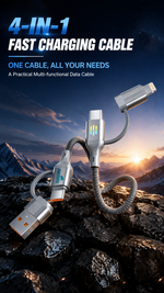 AEMAI AX-79 4-in-1 multi charging cable with indicator lights - detailed view 5