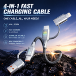 AEMAI AX-79 4-in-1 multi charging cable with indicator lights - view 4