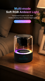 Portable Bluetooth speaker with AEMAI branding - detailed view 2