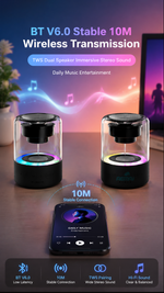 Portable Bluetooth speaker with AEMAI branding - detailed view 3
