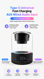 Portable Bluetooth speaker with AEMAI branding - detailed view 6
