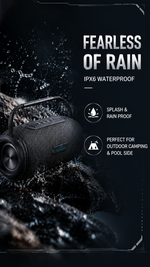 Portable Bluetooth speaker with AEMAI branding - detailed view 2